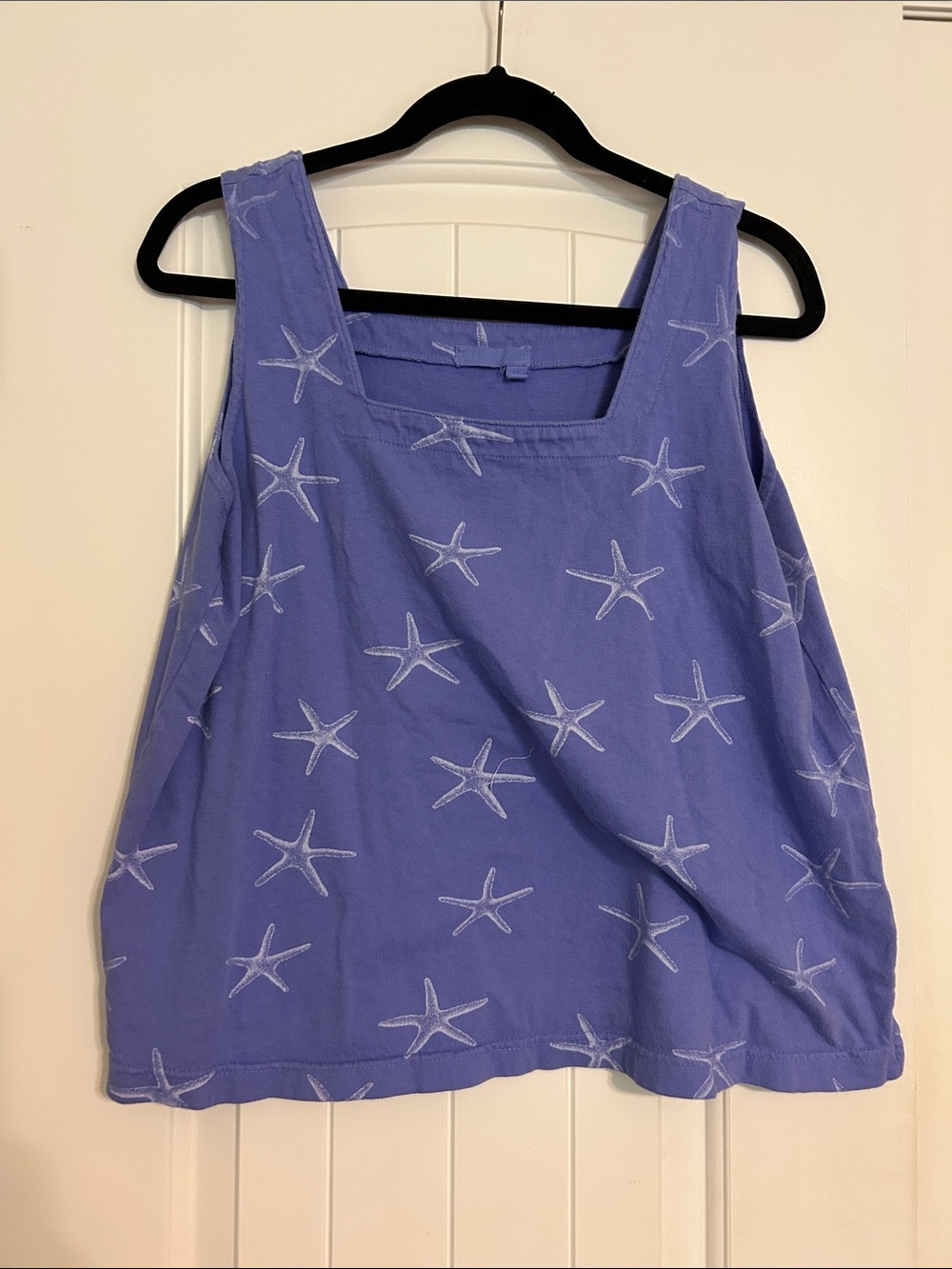 fresh produce Lavender Starfish Embroidered Tank Top